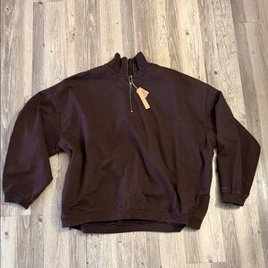 BRAND NEW SKIMS WOMEN’s Half-Zip sweatshirt